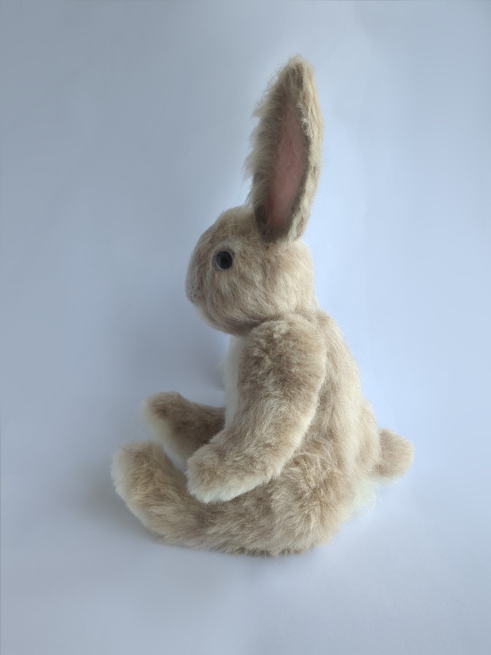 A handcrafted doll of Peetah the rabbit