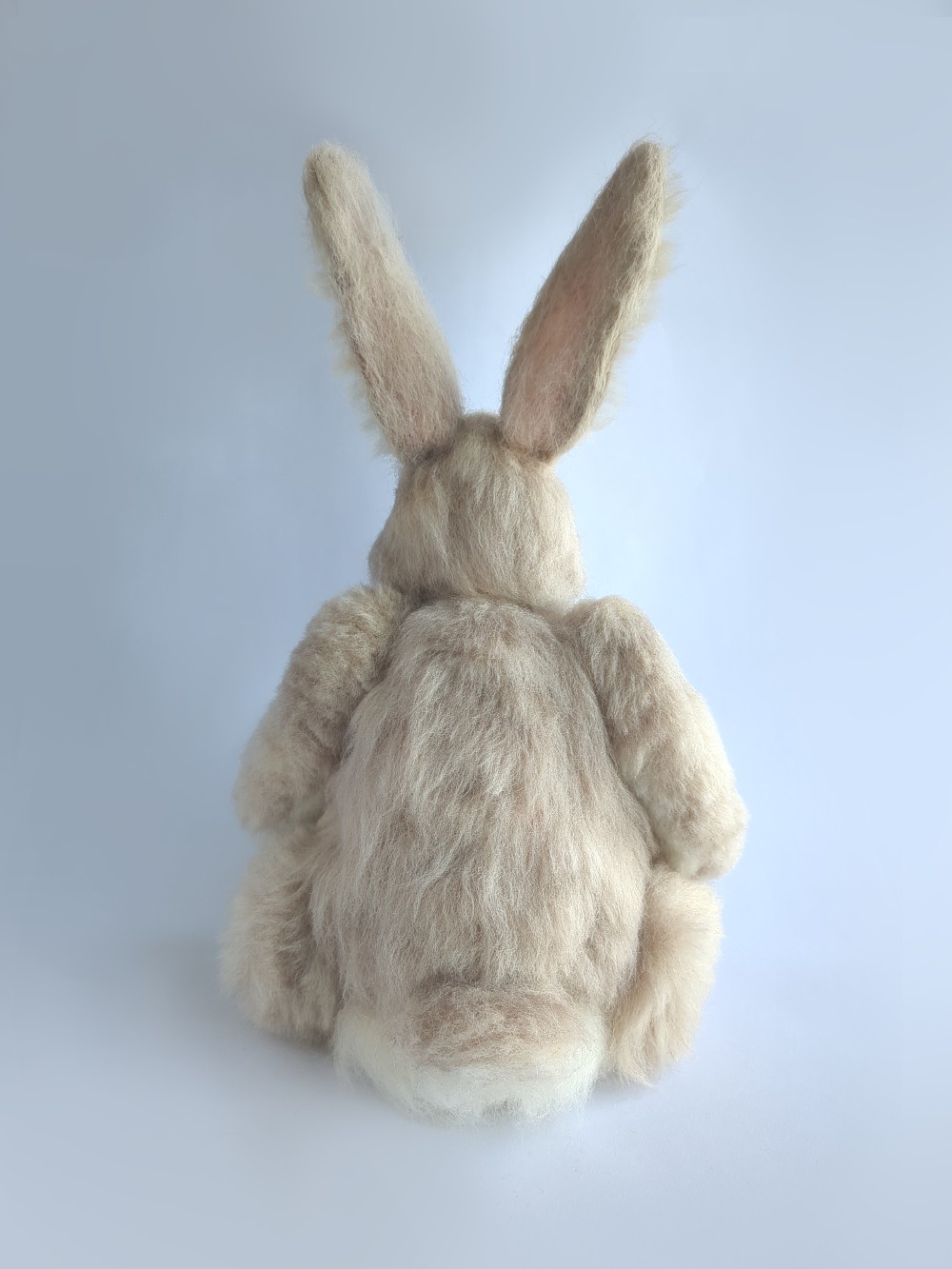 A handcrafted doll of Peetah the rabbit