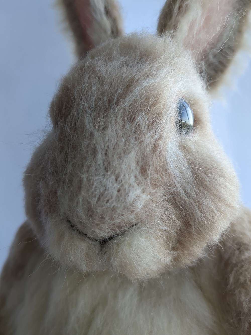 A handcrafted doll of Peetah the rabbit